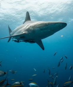 Aliwal Shoal View of Shark Amongst Fish