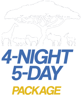 4 Night 5 Day Safari Package for booking